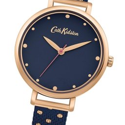 Cath Kidston キャスキッドソン レディース ネイビー ドット柄 メッシュバンド CKL103URGM  国内正規品 無料ラッピング可