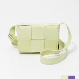 ボッテガヴェネタ BOTTEGA VENETA 666688 VMAY1 ショルダーバッグ レディース バッグ クロスボディ 斜め掛け レザー カジュアル キャンディー カセット イントレチャート プレゼント マイクロバッグ お出かけ オシャレ ギフト 本革 鞄 CANDY CASSETTE Cross Bag