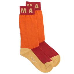 マルニ MARNI ソックス SKMC0120Q1 UFC136 00R21 オレンジ系 マルチカラー