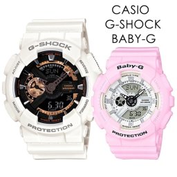 CASIO G-SHOCK BABY-G ペアウォッチ Gショック ベビーG カシオ 定番モデル 衝撃に強い シンプル ストリート スポーツシーン ペアで楽しめる 時計 メンズ 父の日 レディース 母の日 腕時計 手表 アナデジ 成人 卒業 入学