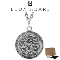 ライオンハート ネックレス メンズ マスターコイン ネックレス LH BASIC LH-1NE338 LION HEART クリスマス 誕生日 プレゼント ギフト 彼氏 ブランド 人気 ランキング