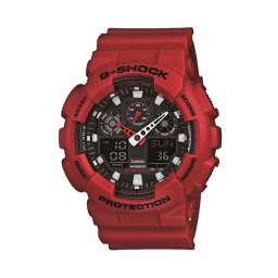 Ｇショック Ｇ－ＳＨＯＣＫ g-shock 腕時計 メンズ 時計 アナデジ レッド 海外モデル CASIO GA-100B-4A 新品 無料ラッピング可