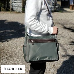 BLAZER CLUB 横型 フラップ ショルダーバッグ