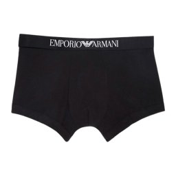 エンポリオアルマーニ EMPORIO ARMANI 肌着 ボクサーパンツ ボクサーブリーフ 前閉じ ストレッチ コットン 綿 1P アルマーニ 下着 110818 00020 メンズ ブラック