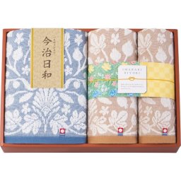お中元 お返し 内祝い ギフト バスフェイスウオッシュ 今治日和～いまばりびより～バス・フェイス・ハンドタオルセット66750  新築 お礼 引越し 志 仏事 送料無料