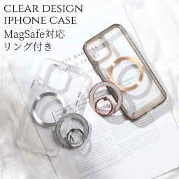 iphone11 ケース クリア リング付き iphone11Pro iphone11ProMAX マグセーフ対応 magsafe 大人かわいい アイフォン 11 11pro 11promax 透明 スマホリング リング きらきら グリッター 11プロ 11プロマックス クリアケース スマホケース スタンド 韓国 メタリック 送料無料