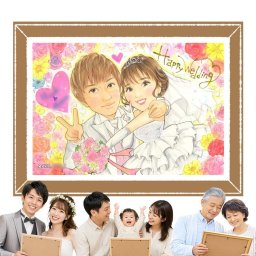 結婚記念日の記念に、心に残る似顔絵を贈りませんか。 プレゼント 似顔絵 結婚式 ギフト 手描き 贈り物 名入れ 結婚記念日 挙式 ウェルカムボード 記念 お祝い 家族 友人 カップル 同僚 友達 修正無料 名入れ 下書き確認 親孝行 一生もの 宝物 実績多数 一生もの 結婚式 宝物 ウェディング 初任給 ホワイトデー 引っ越し 記念日 ブライダルギフト 感謝 喜寿祝い クリスマス メモリアルギフト
