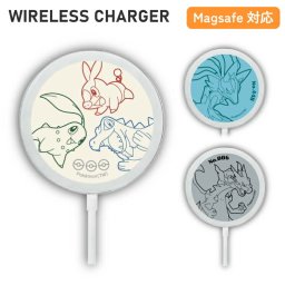 ポケットモンスター ワイヤレス充電器 MagSafe対応 ポケモン キャラクター グッズ スマホ 充電 ワイヤレス 充電器 iPhone Android おしゃれ かわいい マグセーフ ワイヤレスチャージャー PKE-13A