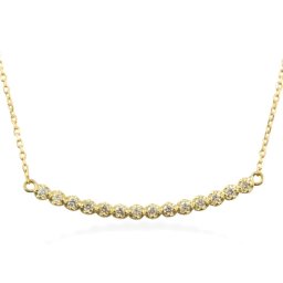 ネックレス ダイヤモンド 18金 ラインネックレス レディース ペンダント k18 イエローゴールドk18 ダイヤ 18k ライン 華奢 シンプル 誕生日 人気 ホワイトデー
