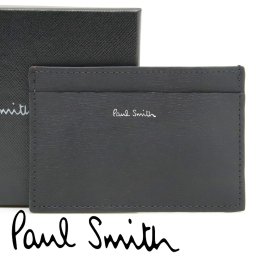 ポールスミス カードケース Paul Smith 名刺入れ カード入れ パスケース メンズ レザー ブラック ボルドー スカイブルー マルチカラー M1A-4768-WSTRGS 79 【ラッピング無料 誕生日 お祝い プレゼント ギフト 贈り物】 送料無料