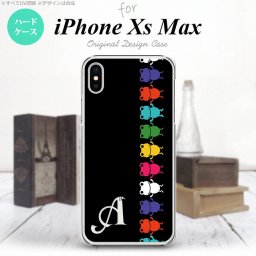 iPhoneXsMax iPhone XS Max スマホケース ハードケース カエル かえる 帯 A 黒 +アルファベット メンズ レディース nk-ixm-674i