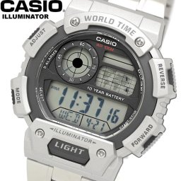 カシオ CASIO 海外モデル メンズ 男性用 腕時計 ウォッチ クオーツ 10気圧防水 デジタルウォッチ ワールドタイム AE-1400WHD-1AVCF ギフト