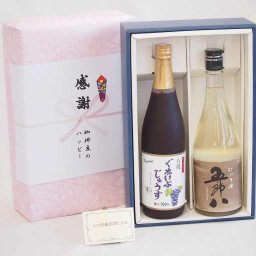 実りの秋の贈り物 感謝の贈り物ボックス 年に一度の限定にごり酒五郎八720mlセット  アルプス信州りんごジュース（長野県）710ml