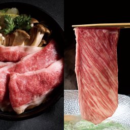 カードタイプ　山形牛・仙台牛　すき焼き・しゃぶしゃぶ用スライス食べ比べセット