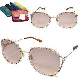 グッチ サングラス GUCCI GG0650SK-005 サングラス アジアンフィット メンズ レディース ユニセックス ゴールド ピンク
