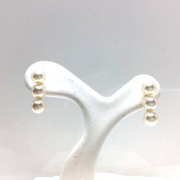 真珠 ピアス パール アコヤ真珠 スタッド 約4.0mm ホワイトピンク K18 イエローゴールド 68199 イソワパール
