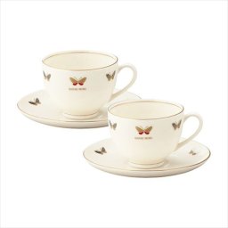ハナエモリ CHO ペアカップ&ソーサーセット  MB6400-1  内祝 内祝い お祝 御祝 記念品 出産内祝い プレゼント 快気祝い 粗供養 引出物
