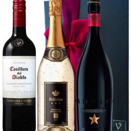 ビール ギフト 3本セット【悪魔の蔵のワイン カッシェロ・デル・ディアブロ カベルネ・ソーヴィニヨン 750ml】【スペイン高級 ビール イネディット750ml 1本】【「金が舞う 22カラット ワイン」フェリスタス 金箔入り 750ml 1本】 ワインセット