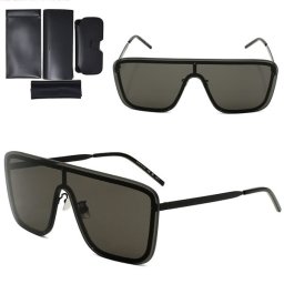 サンローラン サングラス SAINT LAURENT SL 364 MASK-002 サングラス ブラック ノーズパット メンズ レディース ユニセックス SL364MASK-002