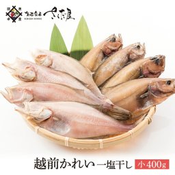【訳あり】【冷凍便】越前産 かれい干物 ミニサイズ 400g 　7～11尾 美味しい贈物 お中元 ギフト