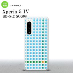 Xperia 5 IV Xperia5 IV スマホケース 背面ケース ハードケース 花十時 青 2022年 10月発売 nk-xp54-1355