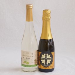 果物リキュール2本セット(シャインマスカット＆ナイアガラ ゆずスパークリングゆずどん) 500ml×1本 375ml×1本