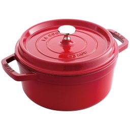ストウブ ピコ・ココット 両手鍋22cm 40509-825-0（チェリー）【北海道・沖縄県・離島 配送不可】