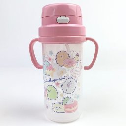 San-X すみっコぐらし ストローボトル 水筒 ボトル ベビー ピンク グッズ 日本製