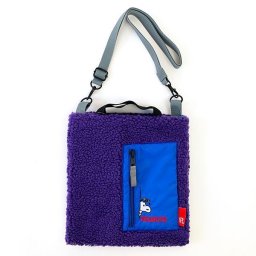 スヌーピー IP.サコッシュ.ボア. Peanuts-7V PURPLE バッグ ショルダー サコッシュ