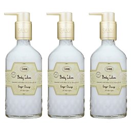 サボン ボディローション(ボトル） ジンジャーオレンジ 200ml x 3  |  Sabon  ボディローション 美容グッズ コスメ化粧品 誕生日 クリスマス ホワイトデー 結婚記念日 ウエディングギフト 母の日 送別会 バレンタインデー 女性 彼女 妻奥さん 母お母さん 女友達