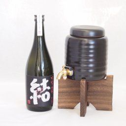 本格焼酎サーバー1000cc(18cm×24cm 1kg)セット濱田酒造 本格芋焼酎 結28° (鹿児島県) 720ml×1本