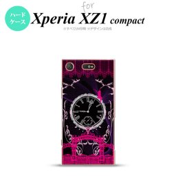 【SO02K】【スマホケース/スマホカバー】【エクスペリア XZ1】SO02K スマホケース Xperia XZ1 Compact SO-02K カバー エクスペリア XZ1 妖精と時計 ゴシックピンク nk-so02k-1251【メール便送料無料】
