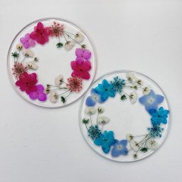 Blooming Ring フラワーコースター 1枚からご注文できます お花のコースター プレゼント ノベルティ