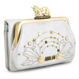 アナスイ 財布 二つ折り財布 がま口財布 オーロラ(シルバーに見えます) ANNA SUI 314971-99 レディース 婦人 ギフト 定番 彼氏 彼女 プレゼント