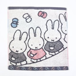 ミッフィーとおともだち miffy ウォッシュタオル アイボリー 日本製 西川