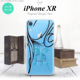 iPhoneXR iPhone XR スマホケース ハードケース ピンスト 線 青 メンズ レディース nk-ipxr-1236