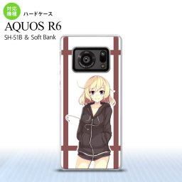 SH-51B AQUOS R6 AQUOS R6 スマホケース ハードケース 女の子 B 茶 メンズ レディース nk-r6-1331