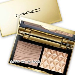 Ｍ・Ａ・Ｃ(マック) スカルプト ＆ グロウ デュオ ハイライト ＆ コントアー パレット　ダブル グリーム／オメガ コスメ 化粧品 デパコス ギフト プレゼント ブランド 高級 女性 人気 ラッピング ブーケ 母の日 ホワイトデー クリスマス 誕生日 キット コフレ 彼女 記念日 女友達 感謝