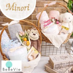 【出産祝い　ギフトセット】ジェリーキャット+イブル+ガーゼおくるみおむつバスケットスペシャル bgset