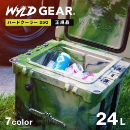 ワイルドギア WYLDGEAR ハードクーラー25Q  クーラーボックス  24L アウトドア レジャー キャンプ ハードクーラー 25クォート 花見 BBQ バーベキュー キャンプ用品 保冷 保温 2層構造 全8色  WG HC25