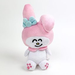 サンリオ おえかきさん×さんりおきゃらくたーず マイメロディ お座りぬいぐるみ インテリア ピンク