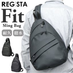 regista レジスタ スリングバッグ 691 通販 スリングバック ワンショルダー ショルダーバッグ ショルダーバック ショルダー 斜めがけ ななめ掛け 肩掛け 鞄 かばん ファスナー ターポリン シンプル 無地 メンズ レディース 男女兼用