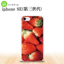 iPhoneSE 3 iPhoneSE 3 スマホケース ハードケース 苺 イチゴ 写真 赤 メンズ レディース nk-ise3-040