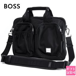 ヒューゴボス バッグ HUGO BOSS バッグ メンズ ブランド ブリーフケース Lennon_S doc case 10236381 01 ブラック 50498677 001 ヒューゴ ボス hugo boss メンズ ショルダーバッグ 斜め掛けバッグ ショルダーバッグ メンズ 鞄 カバン メンズ ブリーフケース メンズ 2way