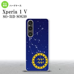 Xperia 1V Xperia 1V スマホケース 背面ケース ハードケース 星座 みずがめ座 2023年 6月発売 nk-xp15-852
