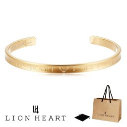 正規品 送料無料 ライオンハート LION HEART ブレスレット カフブレスレット バングル LHMB003N ステンレス 316L サージカルステンレス ゴールド メンズ 男性 プレゼント おすすめ 誕生日 クリスマス バレンタイン お祝い