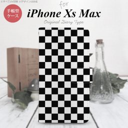 iPhone XS Max 手帳型 スマホ ケース カバー アイフォン スクエア 黒【アイフォーン XS マックス,iPhone,XS,Max,メール便 送料無料】