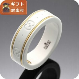 グッチ GUCCI メンズ リング 指輪 JP14号 325964-J85V5/8062/15 ホワイト ホワイト