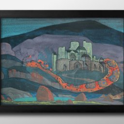 ニコライ リョーリフ The Doomed City A3 サイズ ポスター アート おしゃれ 絵画 インテリア 北欧 イラスト マット紙 艶消し アートパネル 額 フレーム デザイン 壁掛け ギフト 新築祝い ディスプレイ 引越し祝い　新生活　空間デザイン 