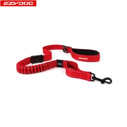イージードッグ EZYDOG ゼロショック 120cm レッド 伸縮 ショック吸収